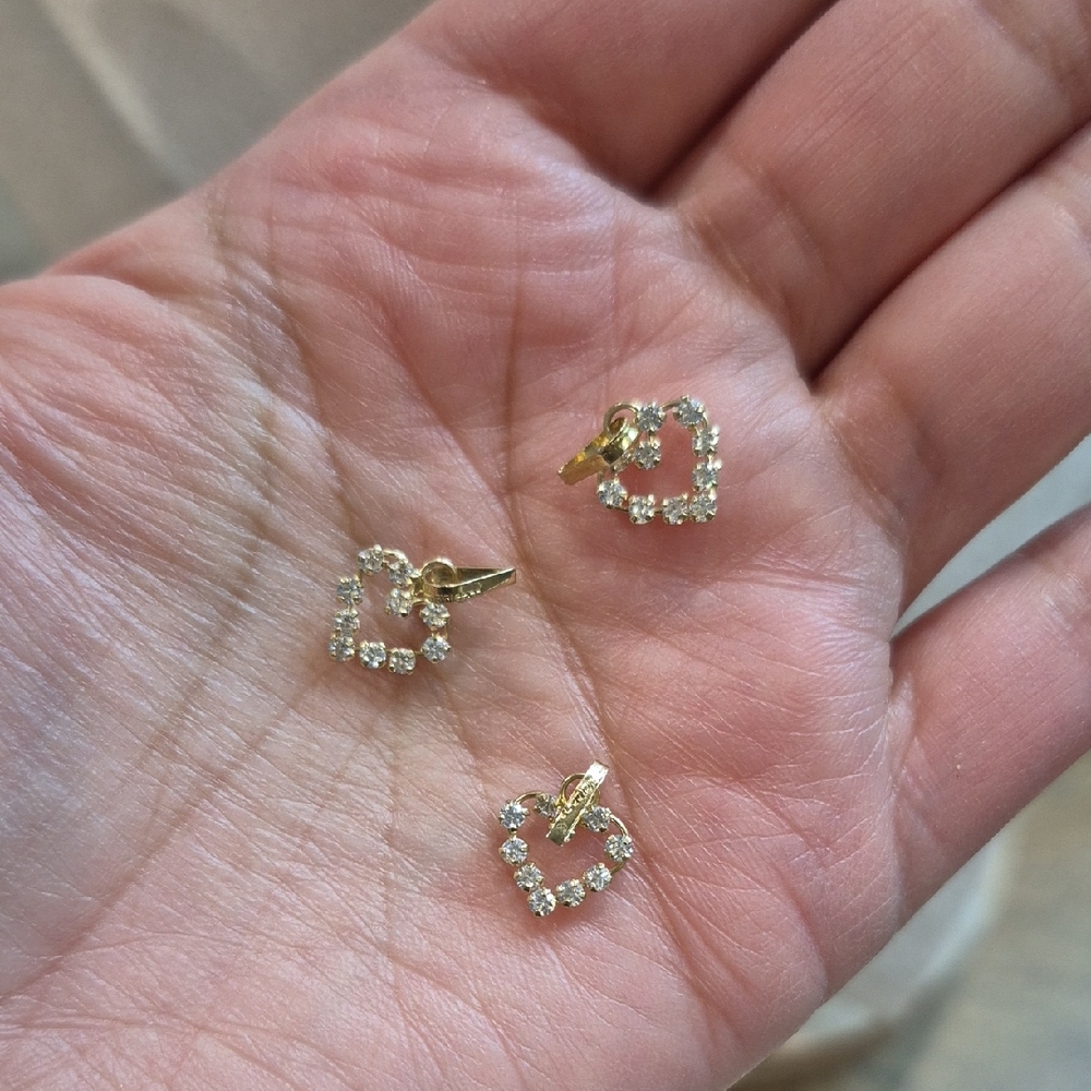 Gold Heart-Shaped Pendant